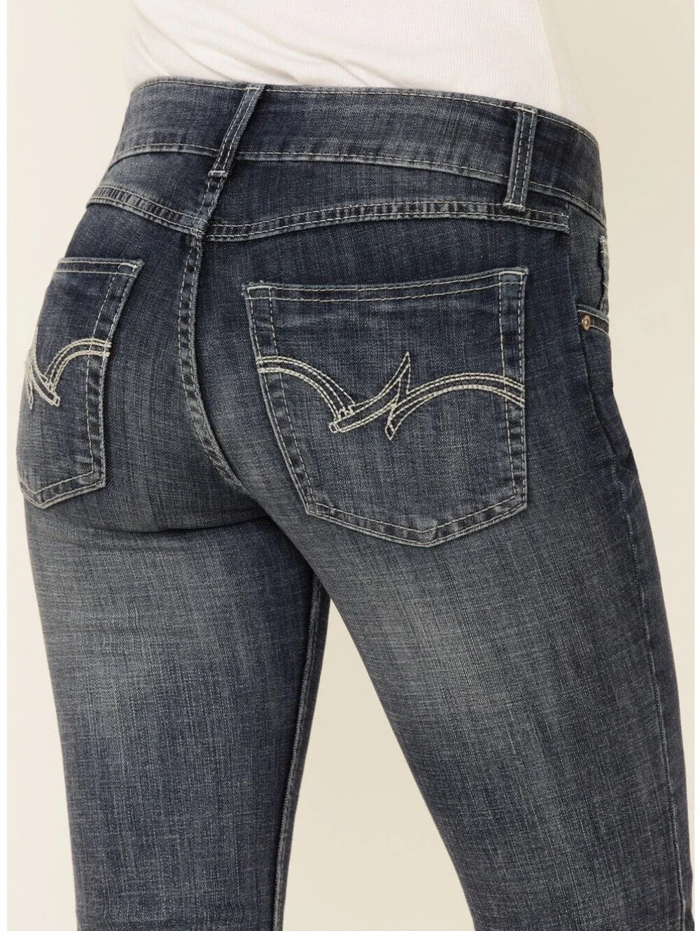 New Wrangler Women's Medium Wash Straight Leg Jeans Size 31 Size 11 (11x36)